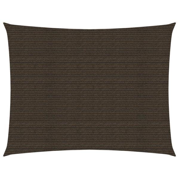 ARDEBO.de - Sonnensegel 160 g/m² Braun 3,5x5 m HDPE    