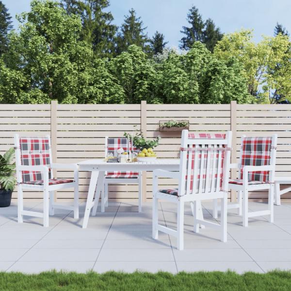 ARDEBO.de - Gartenstuhlauflagen für Niedriglehner 4 Stk. 100x50x3 cm