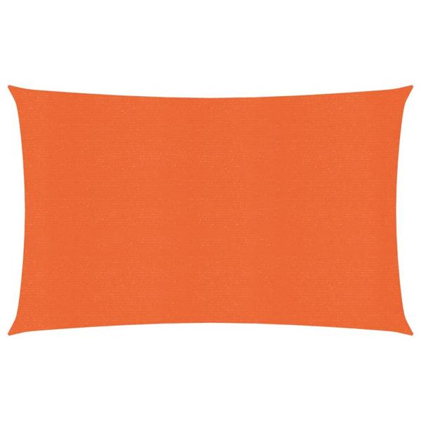 ARDEBO.de - Sonnensegel 160 g/m² Orange 3,5x5 m HDPE