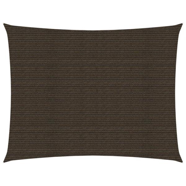 ARDEBO.de - Sonnensegel 160 g/m² Braun 4x5 m HDPE
