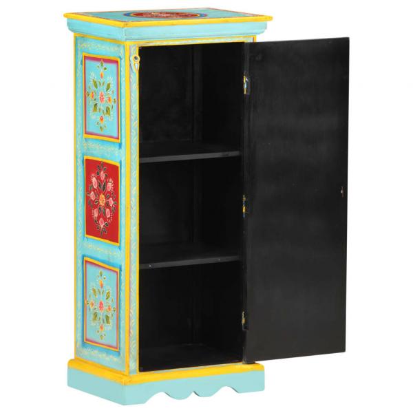 Highboard Handbemalt 40x30x90 cm Mango Massivholz   