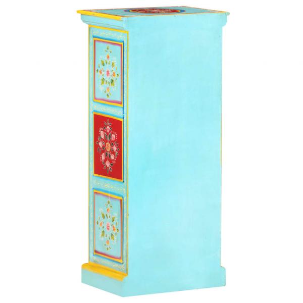 Highboard Handbemalt 40x30x90 cm Mango Massivholz   