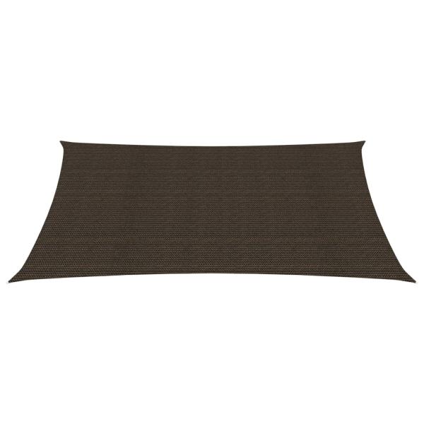 Sonnensegel 160 g/m² Braun 3x4 m HDPE  