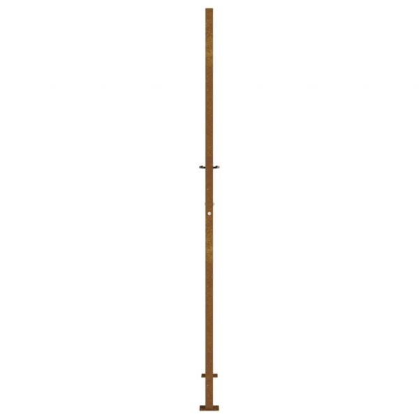 Gartentor 105x205 cm Cortenstahl Baum-Design