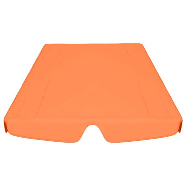 Ersatzdach für Hollywoodschaukel Orange 150/130x105/70 cm