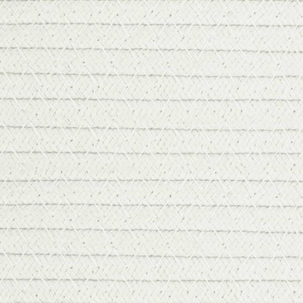 Aufbewahrungskörbe 2 Stk. Braun und Weiß Ø24x18 cm Baumwolle