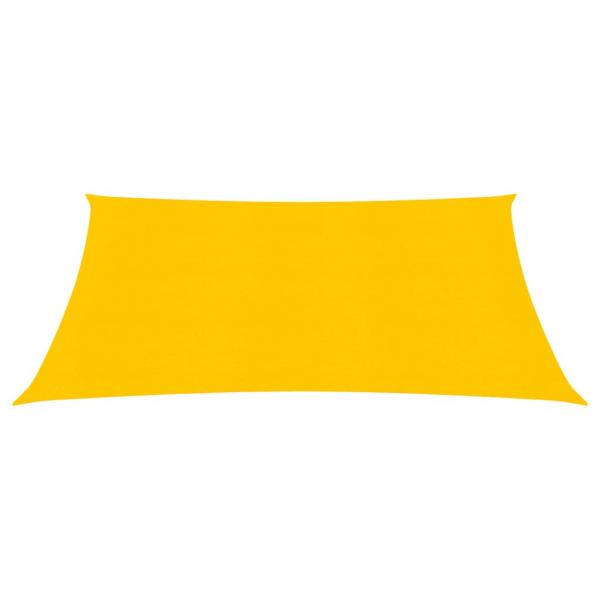 Sonnensegel 160 g/m² Quadratisch Gelb 4,5x4,5 m HDPE