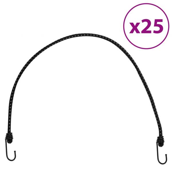 ARDEBO.de - Gummiseile Reflektierend mit Haken 25 Stk. 88 cm