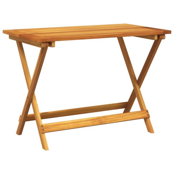 ARDEBO.de - Gartentisch Klappbar 90x52,5x65 cm Massivholz Akazie