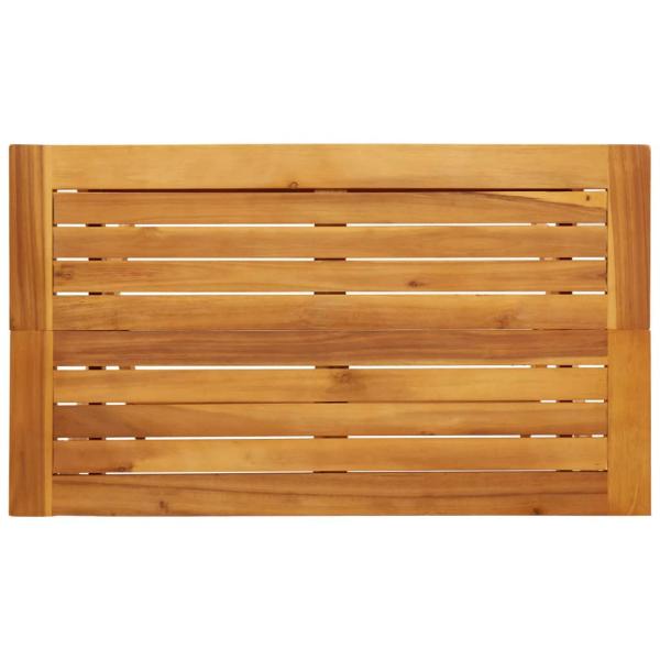 Gartentisch Klappbar 90x52,5x65 cm Massivholz Akazie