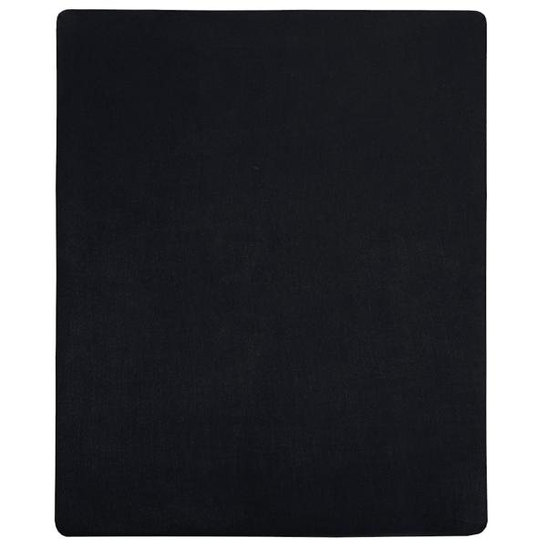 Spannbettlaken 2 Stk. Jersey Schwarz 180x200 cm Baumwolle