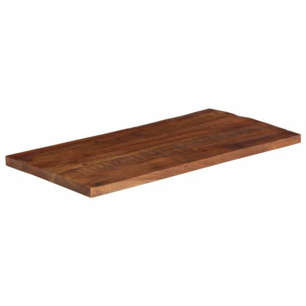 Tischplatte 110x50x2,5 cm Rechteckig Altholz Massiv