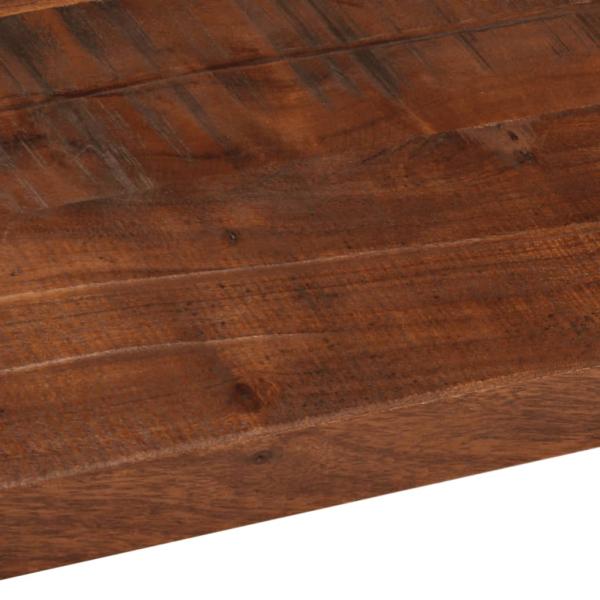 Tischplatte 110x50x2,5 cm Rechteckig Altholz Massiv