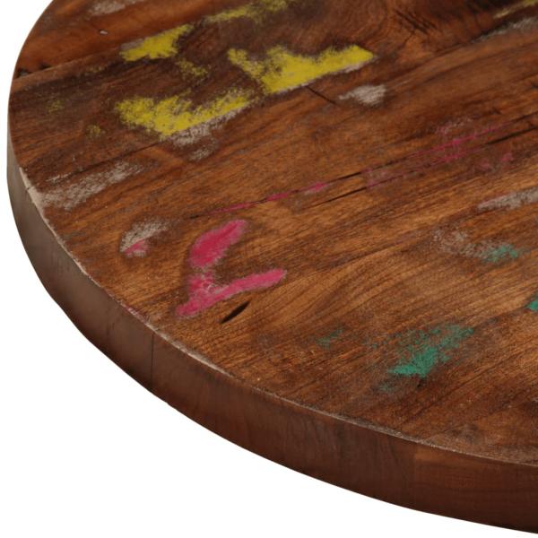 ARDEBO.de - Tischplatte Ø 40x3,8 cm Rund Altholz Massiv