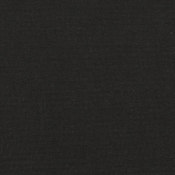 Sessel mit Hocker Schwarz 60 cm Stoff
