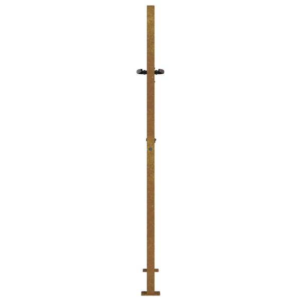Gartentor 105x130 cm Cortenstahl Baum-Design