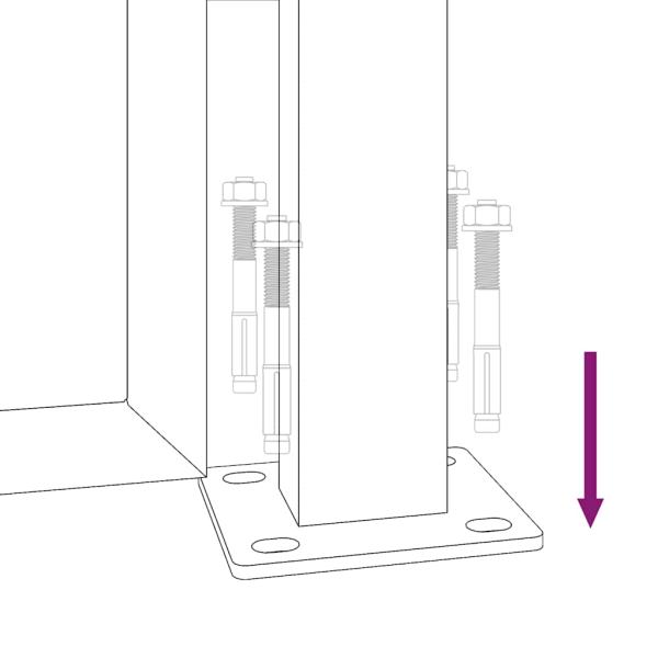 Gartentor Anthrazit 105x155 cm Stahl Gras-Design