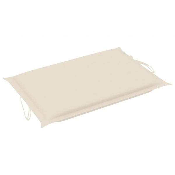 Sonnenliegen 2 Stk. mit Auflagen Massivholz Akazie