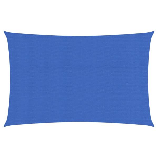ARDEBO.de - Sonnensegel 160 g/m² Rechteckig Blau 3x6 m HDPE