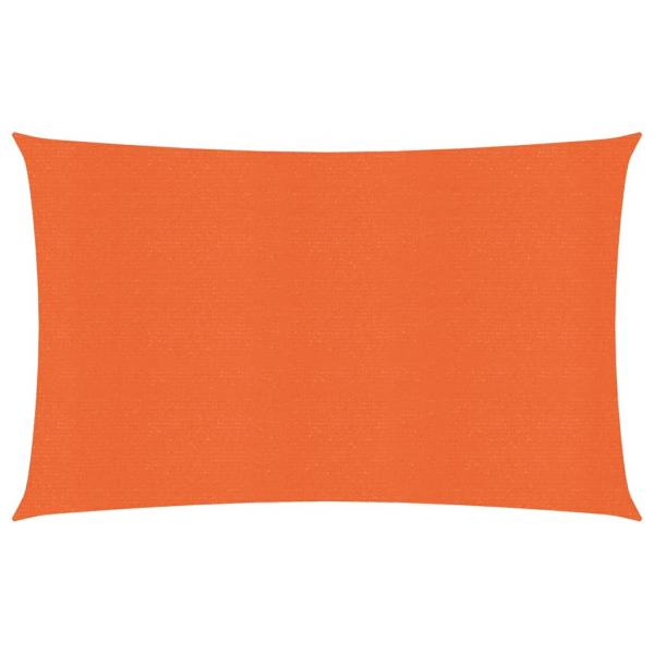 ARDEBO.de - Sonnensegel 160 g/m² Rechteckig Orange 3x5 m HDPE