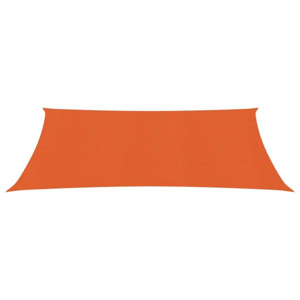 Sonnensegel 160 g/m² Rechteckig Orange 3x5 m HDPE