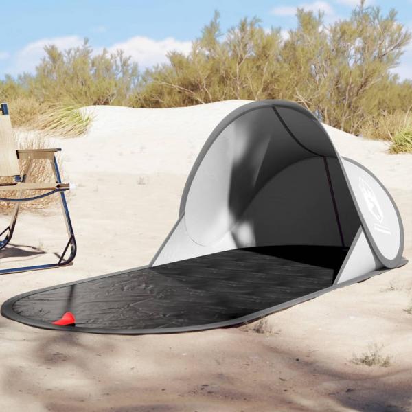ARDEBO.de - Strandzelt Grau Pop-Up Wasserdicht