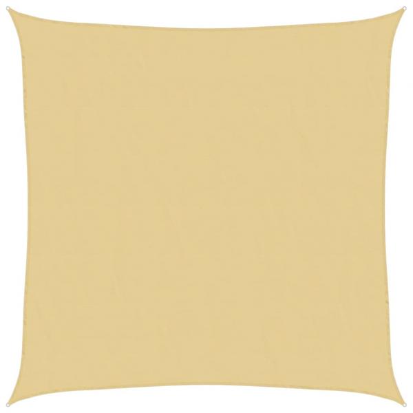 Sonnensegel Sandfarbe 6x6 m 100% Polyester Oxford