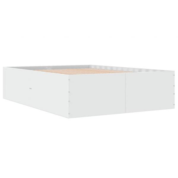 Bettgestell Weiß 120x190 cm Holzwerkstoff