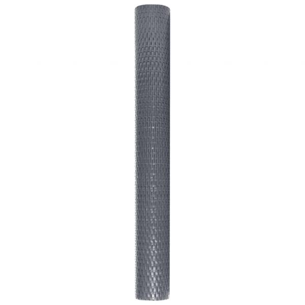 Balkon-Sichtschutz Anthrazit 400x90 cm Poly Rattan
