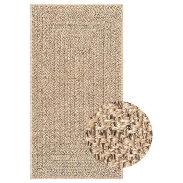 Teppich ZIZUR 100x200 cm Jute-Optik Indoor und Outdoor