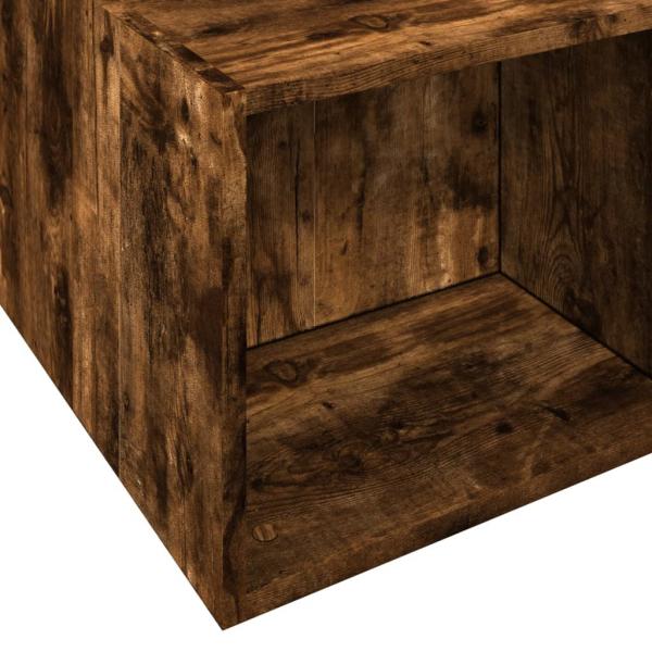 Bettgestell Räuchereiche 140x200 cm Holzwerkstoff