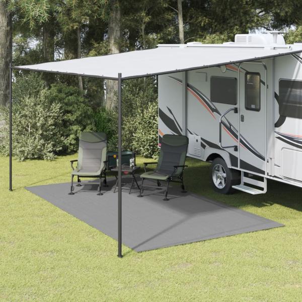 ARDEBO.de - Campingteppich Anthrazit 4,5x2,5 m