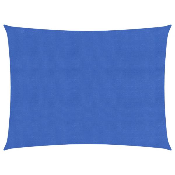 ARDEBO.de - Sonnensegel 160 g/m² Rechteckig Blau 3,5x4,5 m HDPE