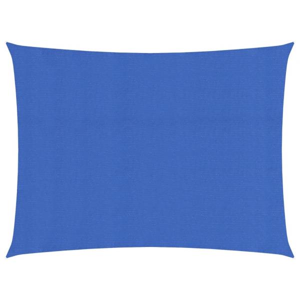 ARDEBO.de - Sonnensegel 160 g/m² Rechteckig Blau 5x6 m HDPE