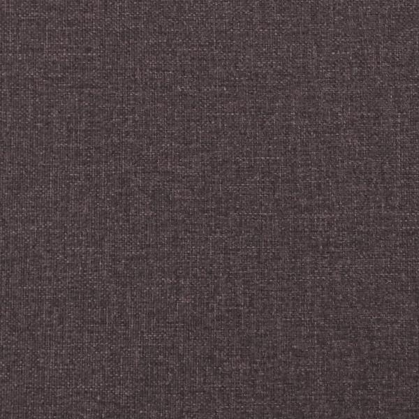 Bett mit Matratze Dunkelbraun 160x200 cm Stoff