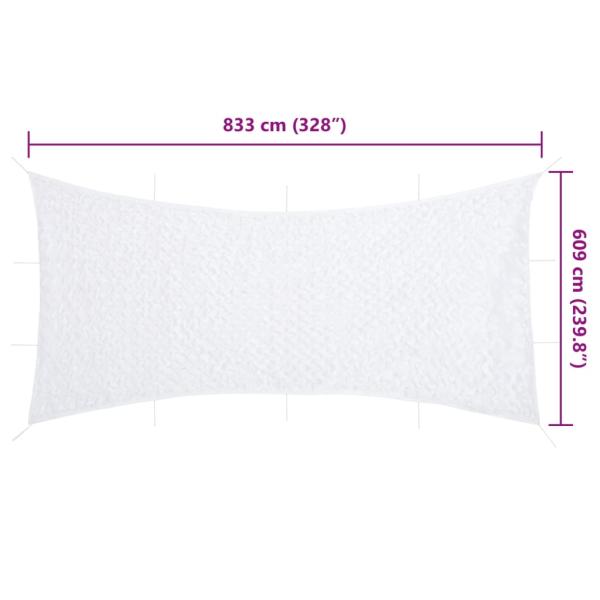 Tarnnetz mit Aufbewahrungstasche 833x609 cm Weiß