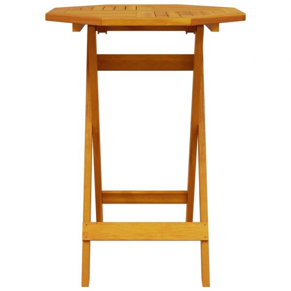 Gartentisch Klappbar Ø60x75 cm Massivholz Akazie