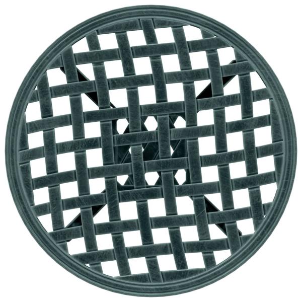 ARDEBO.de - Gartentisch Grün Ø48x53 cm Aluminiumguss