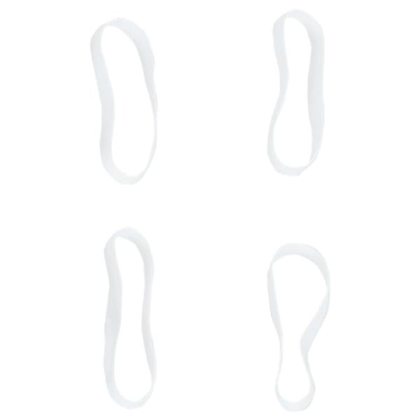 Mähnengummis für Pferde 2500 Stk. Weiß Silikon