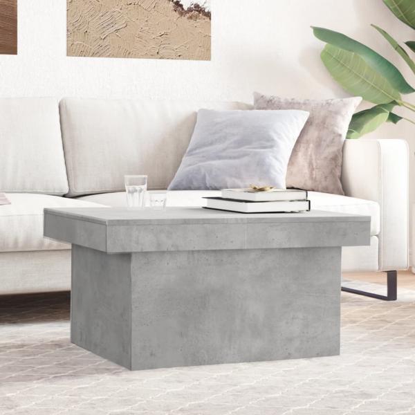 ARDEBO.de - Couchtisch Betongrau 100x55x40 cm Holzwerkstoff