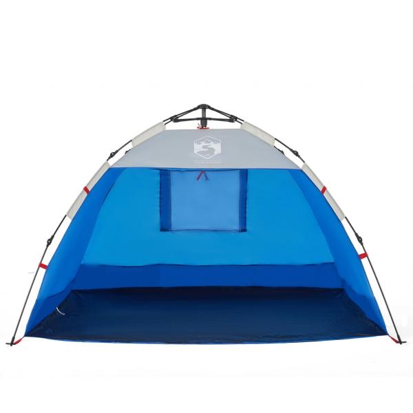 Strandzelt 2 Personen Azurblau Quick Release Wasserdicht