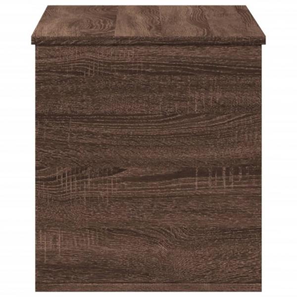 Truhe Braun Eichen-Optik 100x42x46 cm Holzwerkstoff