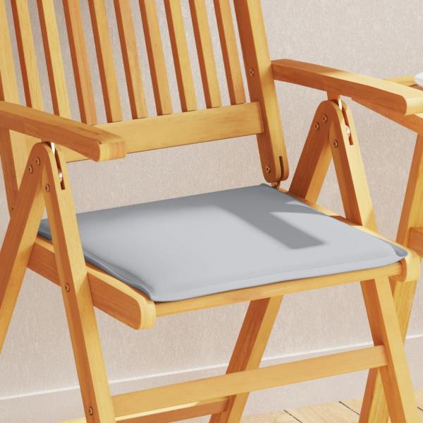 ARDEBO.de - Garten-Sitzkissen 4 Stk. Hellgrau 45x45x2 cm Quadratisch