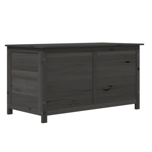 Outdoor-Kissenbox Anthrazit 100x50x56 cm Massivholz Tanne