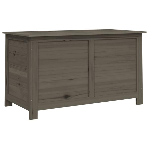 Outdoor-Kissenbox Anthrazit 100x50x56 cm Massivholz Tanne