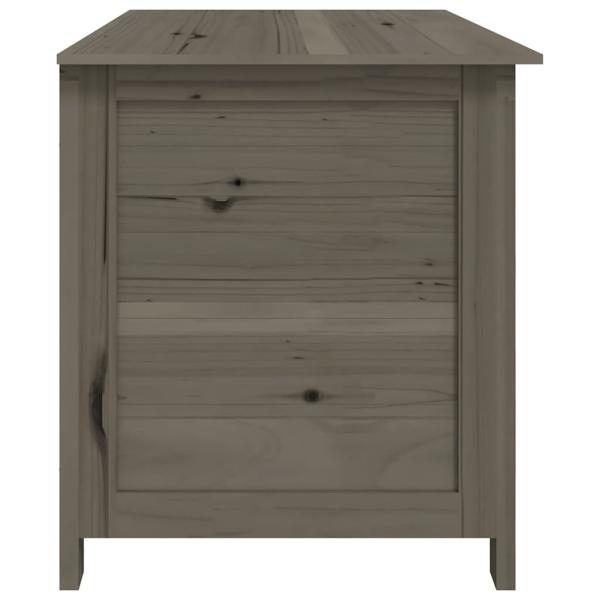 Outdoor-Kissenbox Anthrazit 100x50x56 cm Massivholz Tanne
