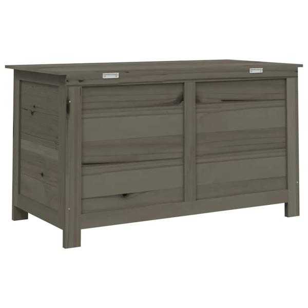 Outdoor-Kissenbox Anthrazit 100x50x56 cm Massivholz Tanne