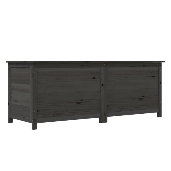 Outdoor-Kissenbox Anthrazit 150x50x56 cm Massivholz Tanne