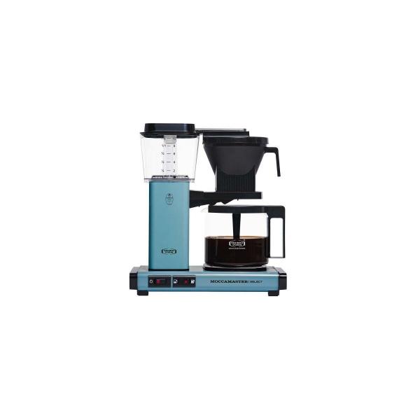 ARDEBO.de Moccamaster 53975 KGB Select Filterkaffeemaschine, 1520 W, Anti-Tropf-Mechanismus, Wasserstandsanzeige, Automatische Abschaltung, pastellblau