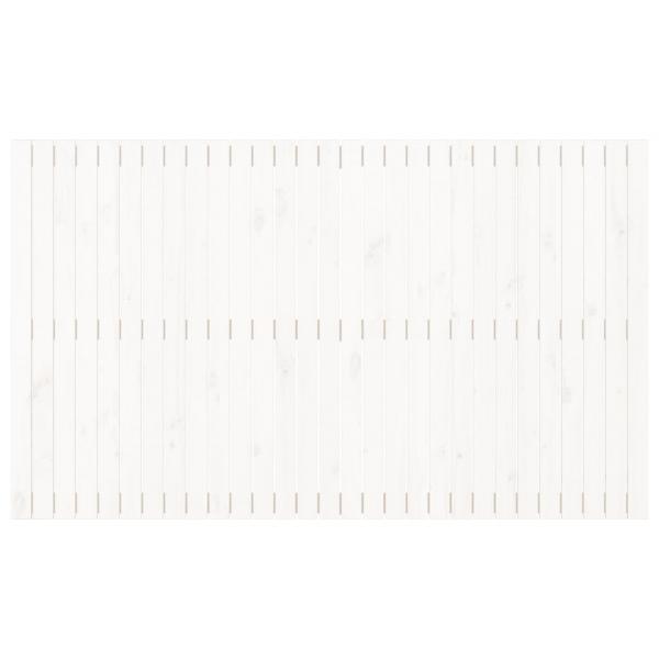 Wand-Kopfteil Weiß 185x3x110 cm Massivholz Kiefer